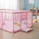thumbnail image 5 of Corral Bebe Infantil 3en1 Juego Malla Tela Oxford 180x120cm Rosa, 5 of 8