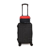 Nautica - Pack Maleta Cabina S (10 Kg) Amsterdam Negro + Bandolera Perseo Negro