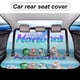 thumbnail image 5 of Casi Narval-theme Car Rear Seat Covers Back Elastic Flexible Car Seat Covers Decorative Fits Most Cars 120x59x76cm, 5 of 6