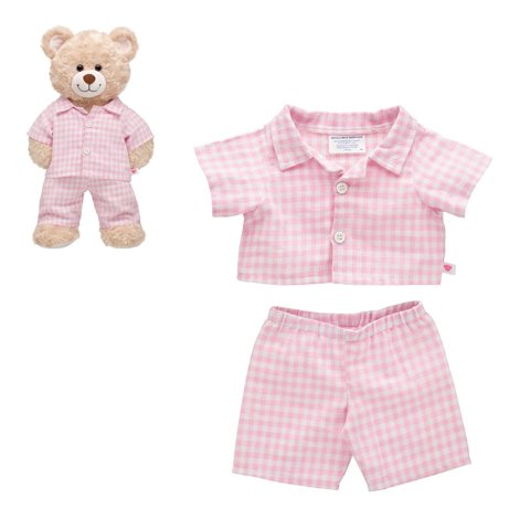 Build A Bear - Pijama Escoses Rosado