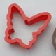 thumbnail image 2 of Set 2 Cortadores Galletas Mariposa y Tulipán 8 cm, 2 of 6