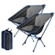thumbnail image 1 of Juego de 2 sillas de camping plegables ultraligeras para exteriores, playa, senderismo, picnic y pesca., 1 of 5