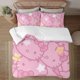 thumbnail image 1 of Hello Kitty 3-Piece Bedding Set For Kids Boys Girls Adult Cartoon Warm Cute Fashion Holiday Present Gift Bed Sheets, 1 of 5