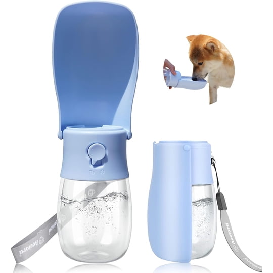 Botella De Agua Plegable Para Perros Avelora, Portátil, 300 Ml, Apta Para Lavavajillas
