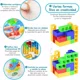 thumbnail image 5 of 64pcs Torre Jenga Juegos Didácticos Mesa Para Niños, 5 of 5