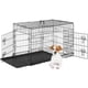 thumbnail image 1 of Jaula para Perros FDW 61 cm Plegable de Alambre Metálico con Doble Puerta, 1 of 8
