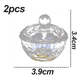 thumbnail image 2 of Plato con tapa para decoración de uñas, recipiente de cristal para polvo acrílico líquido, herramientas para decoración de uñas acrílicas., 2 of 5