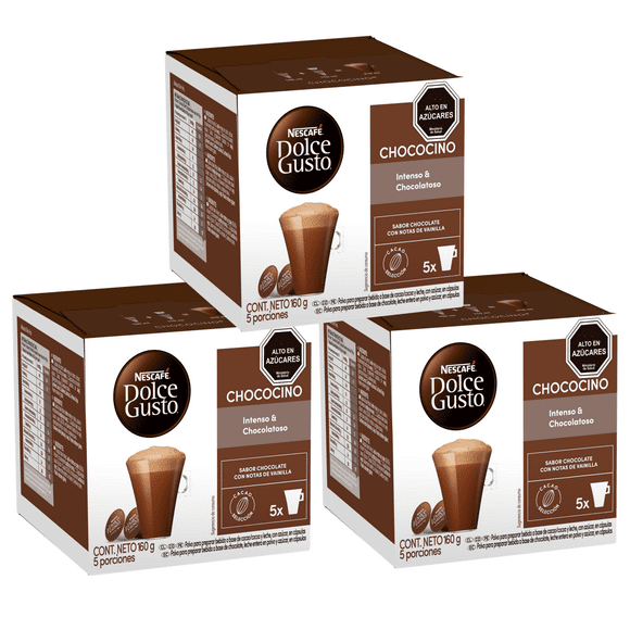 Café Nescafé Dolce Gusto Pack 3 Chococino 10 Cápsulas