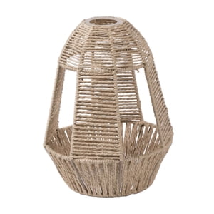 Ioensy - Pantalla De Lámpara Colgante Decoración Tejida Para Dormitorio Comedor Sala De Estar 19,5 Cm X 25,5 Cm