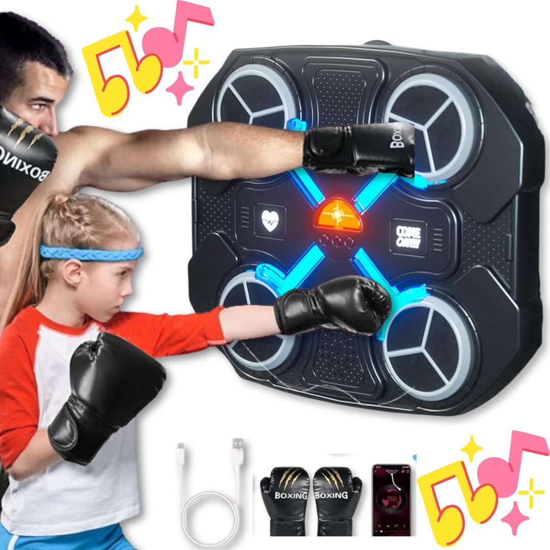 Line - Maquina De Boxeo Musical Bluetooth Entrenamiento Niños