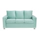 thumbnail image 1 of Sofa Kendy 3c Felpa 12 Verde Agua, 1 of 6