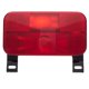 thumbnail image 2 of Soporte de superficie rojo Light Lumitronics con soporte para matrícula RV, 2 of 6