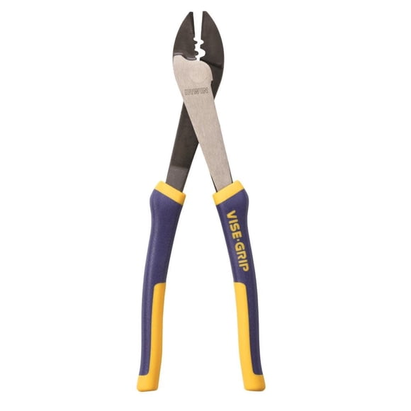 Engarzadora de alambre IRWIN Vise-Grip forjada con empuñaduras ProTouch de 10 pulgadas