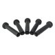 thumbnail image 1 of 5pcs Tee De Golf De Goma Campo De Práctica De Golf Práctica Mat Tee Holder 11cm Negro, 1 of 5