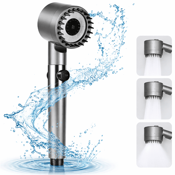 Kit Cabezal Ducha Teléfono Manguera 1,5mt Flexible Ajustable