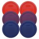 thumbnail image 1 of Juego de 6 colores de tapas Pyrex 7201-PC 950 ml libres de BPA, 1 of 5