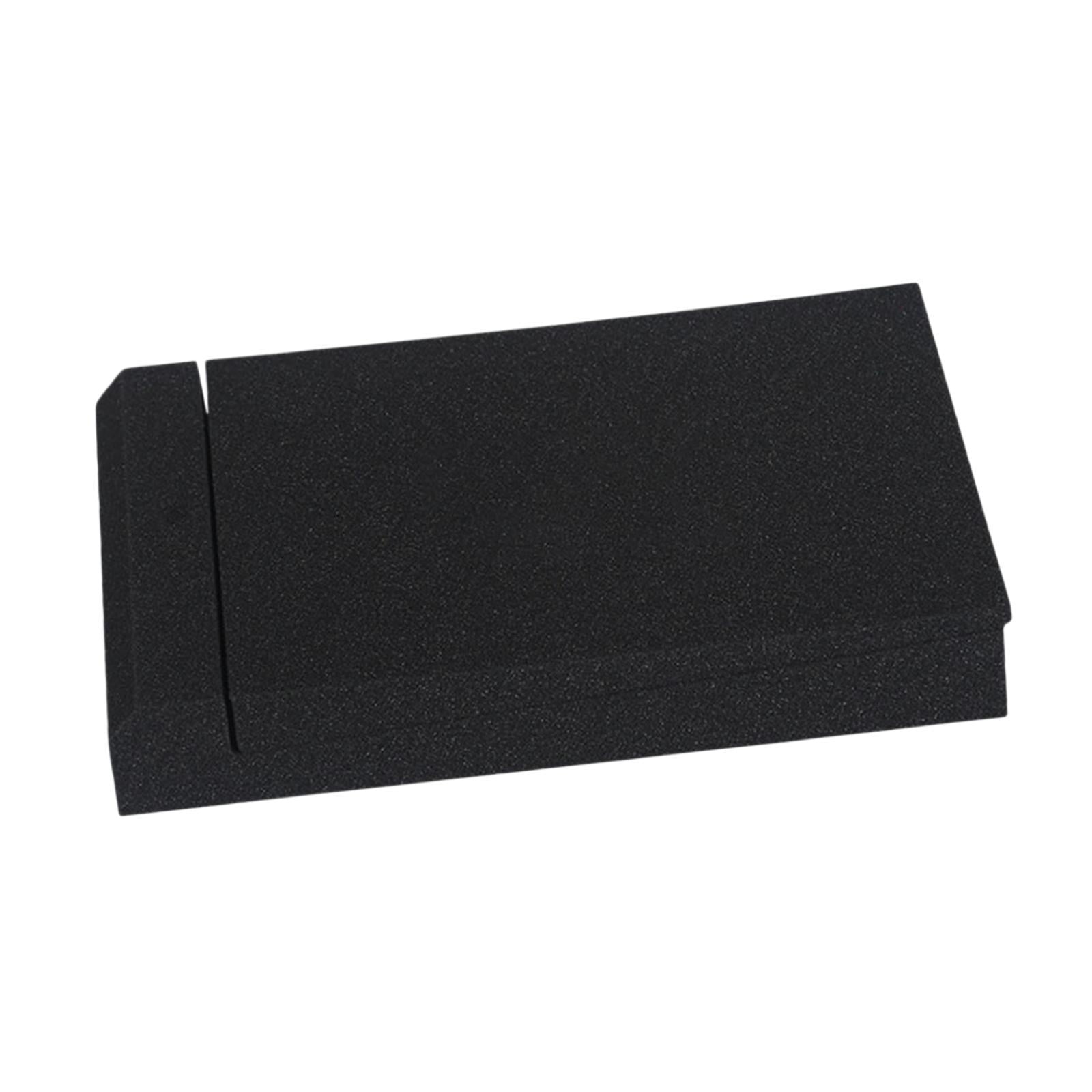 Bothyi - Almohadilla De Aislamiento Para Monitor De Estudio Inclinada Que Se Adapta A La Mayoría De Los Escritorios Almohadilla De Aislamiento Para Altavoces 30 X 38 X 5 Cm