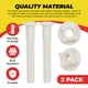thumbnail image 2 of Tornillos de plástico duraderos para asiento de inodoro Qualihome, repuesto, 2 of 8