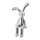 thumbnail image 5 of Escultura De Conejo Galvanizada Regalos Lindos Del Coche Figuras De Decoración Del Jardín Del Hogar 4,4 Cm X 3 Cm X 8,7 Cm Plata, 5 of 5