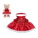 thumbnail image 3 of Vestido Satin Hello Kitty Rojo Sanrio Build-A-Bear, 3 of 3