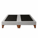 thumbnail image 4 of Cama 2 Plazas Modelo Capitoné  Gris Claro Perla, 4 of 8
