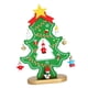 thumbnail image 2 of Decoración De árbol De Navidad De Madera De Escritorio, Decoración Navideña DIY Para Estante, Armario, Verde, 2 of 3