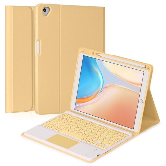 Funda con teclado Eisuiyi para iPad 10.2"/Air 3/Pro 10.5 con panel táctil