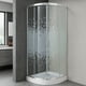 thumbnail image 3 of Shower Door Curvo Mosaic White 70x70x199 Cm (incluye Receptáculo), 3 of 7