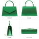 thumbnail image 3 of Bolso de noche Dasein para mujer, fiesta, boda, verde, 3 of 3