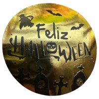 Genérico - Sticker Halloween B 100 Unidades 38Mm Blanco
