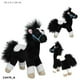 thumbnail image 1 of Caballo de peluche blanco y negro Miss Melody, 1 of 3