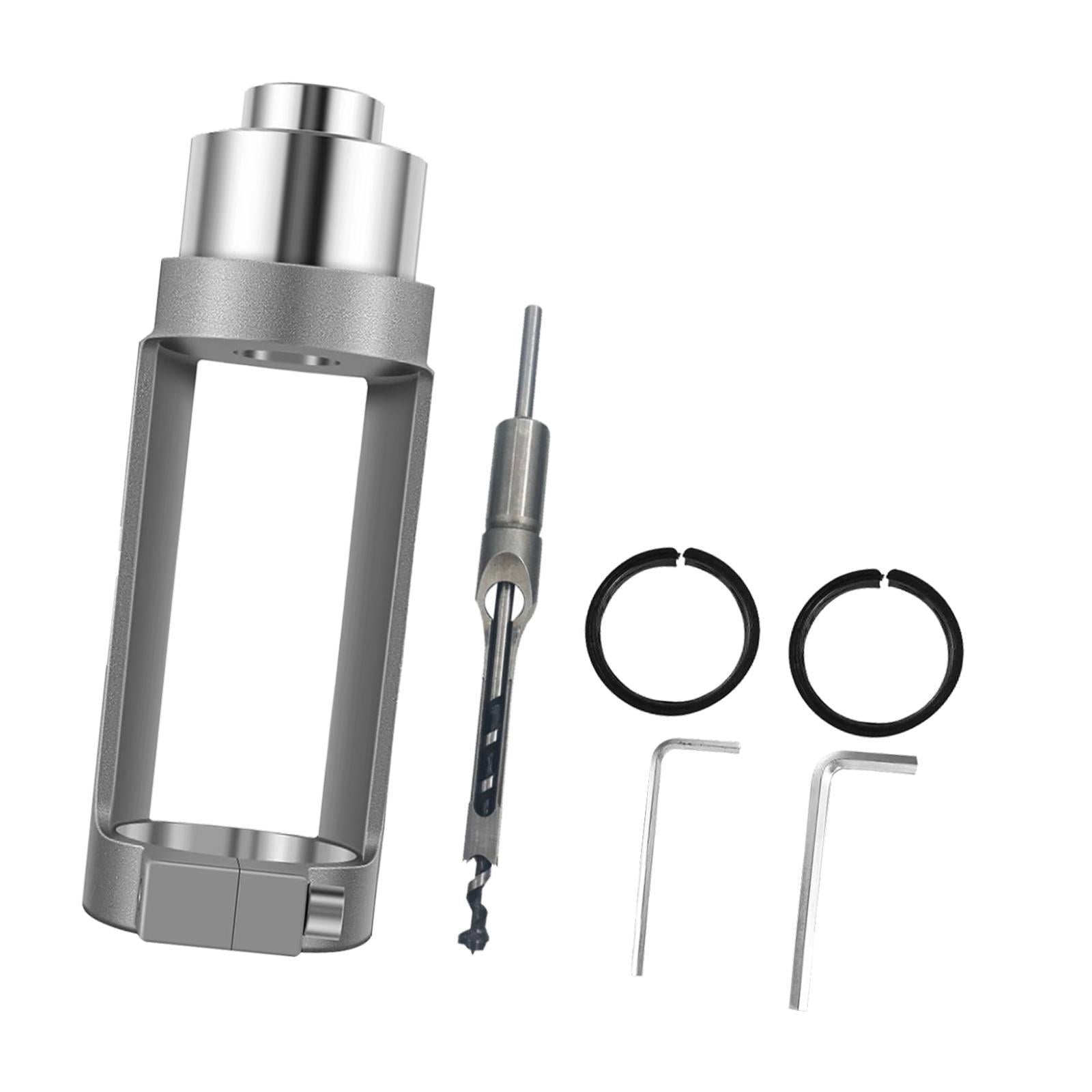 Ioensy - Soporte Fijo Para Taladro De Orificio Cuadrado Con Accesorio De Broca Para Taladro Eléctrico De Mano, Broca De 10 Mm