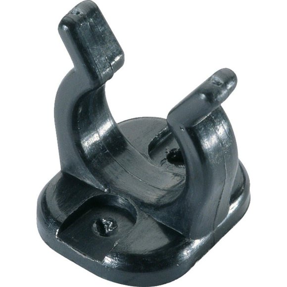 Clip de retención Tiller Extension Ronstan de nailon, 16 mm, negro