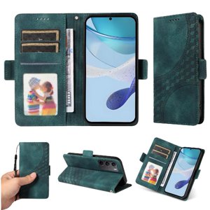 Carcasa Foxdock Oppo A5 4G/5G De Cuero Pu, Diseño Acolchado Clásico, Protección Contra Caídas Y Rayones