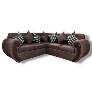 Muebles Duna - Seccional 5 Cuerpos Hamburgo Chenille Café