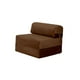 thumbnail image 1 of Sofa Cama Siena Tela Velvet Chocolate, 1 of 4