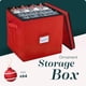 thumbnail image 2 of Caja de almacenamiento para adornos Handy Laundry, 33 cm, roja, ajustable, 2 of 8