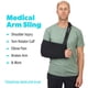 thumbnail image 2 of Brazalete GoSports para lesiones en el hombro, el codo y el manguito rotador, 2 of 7