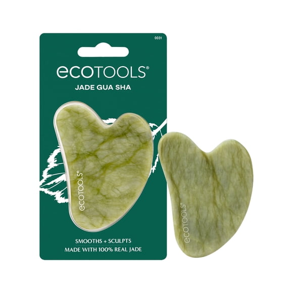 Gua Sha Facial EcoTools Jade 100 Real Masajeador
