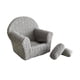thumbnail image 5 of Juego De Sofás Para Posar Accesorios Para Fotos De Bebés Juego De Almohadas Y Cojines Amigable Con La Piel Para Bebés Gris, 5 of 5