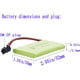 thumbnail image 2 of Batería Blomiky 3.7V 600mAh Li-ion Pack 2 SM2P 523450 RC, 2 of 3