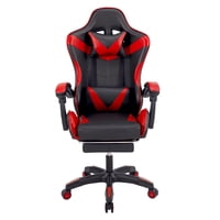 Genérico - Silla Gamer Oficina Ajustable Y Reclinable Roja