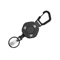 Magideal - Gancho De Almacenamiento De Llavero Retráctil Mosquetón Para Exteriores Para Picnic Al Aire Libre