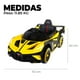 thumbnail image 2 of Auto Electrico Deportivo Con Control Remoto, Luces Y Sonido Amarillo, 2 of 5