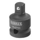 thumbnail image 1 of Adaptador de impacto DEWALT 1/2 Drive 1/2 a 3/8 de acero tratado térmicamente, 1 of 2