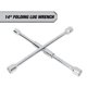 thumbnail image 1 of Llave Cruz Plegable Hyper Tough 14 Pulgadas Acero 6221, 1 of 3