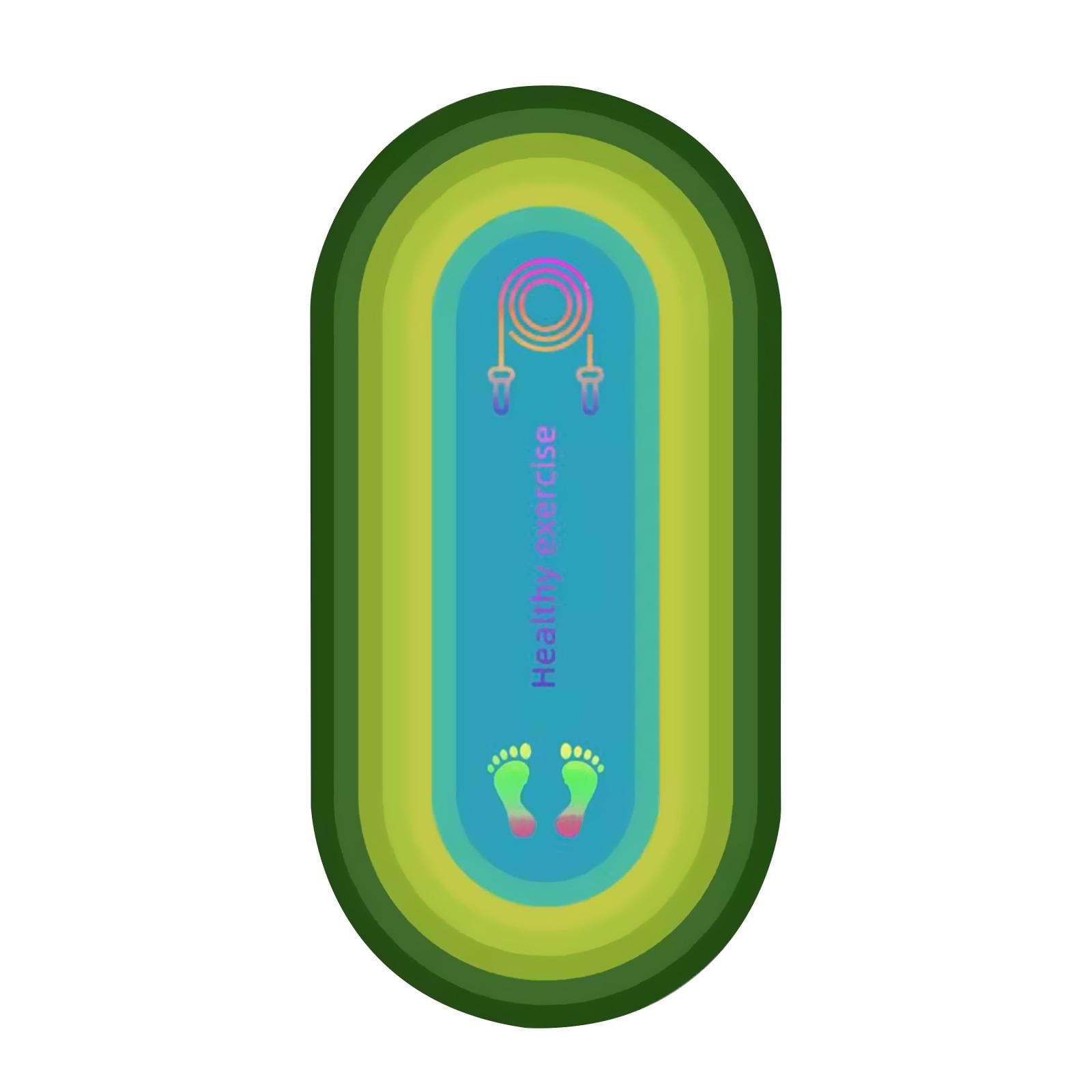 Ioensy - Estera Para Saltar La Cuerda, Estera Para Saltar, Estera Para Ejercicios Físicos Para Pilates, Gimnasio En Casa, Baile, Verde