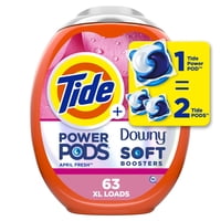 Detergente En Cápsulas Tide Power Pods 2 En 1 Con Downy 63 Unidades