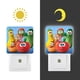 thumbnail image 3 of VeggieTales en Casa Luz nocturna LED con sensor de anochecer a amanecer para dormitorio, baño, pasillo, escaleras - Lámpara LED nocturna de enchufe, 0.5W - 1 pieza, 3 of 6