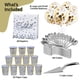 thumbnail image 3 of Kit de fiesta Party In A Box Parteez dorado y plateado, 12 piezas, 3 of 7